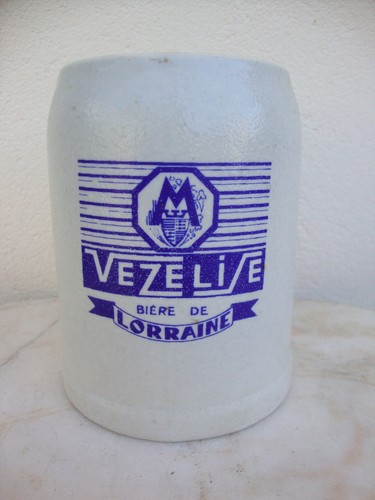Chope bière vezelise - en, grès