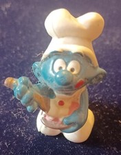 Figurine Schtroumpf Pâtissier. Occasion.
