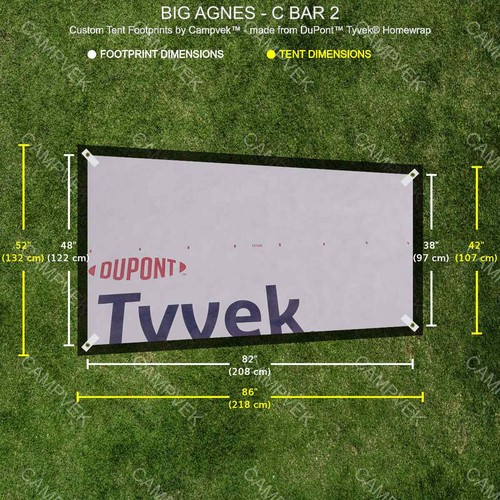 Tyvek footprint for the - for, big