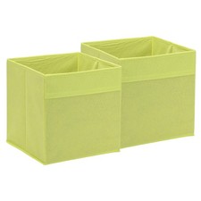 2Pcs Boîte Rangement Tissu