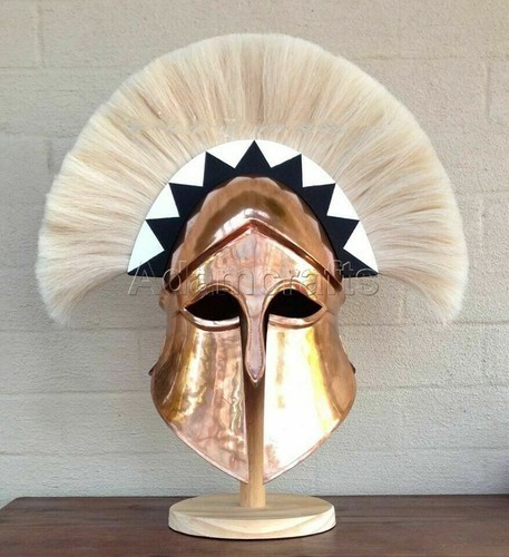 Casque grec acier - casque,