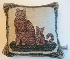 Coussin de qualité Riverdale dessin d'un chat - 30 x 30 cm
