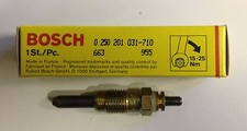 Bougie de préchauffage BOSCH  0 250 201 031 - 0250201031   -  Renault