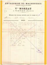 VATAN (36) Ets de MACONNERIE &