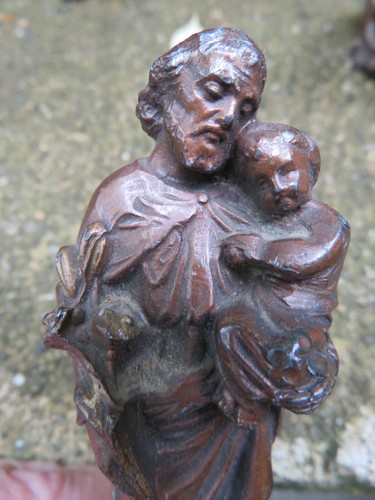 Statuette ancienne jésus - ancienne,