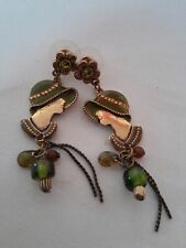 Boucles d'oreille IKITA métal