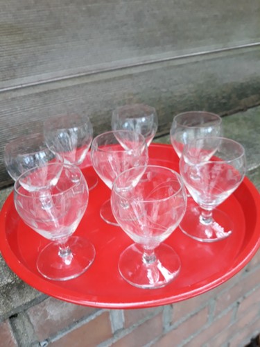 Lot verres vin porto - 7,