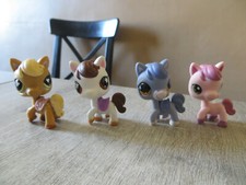 4 little petshop poney