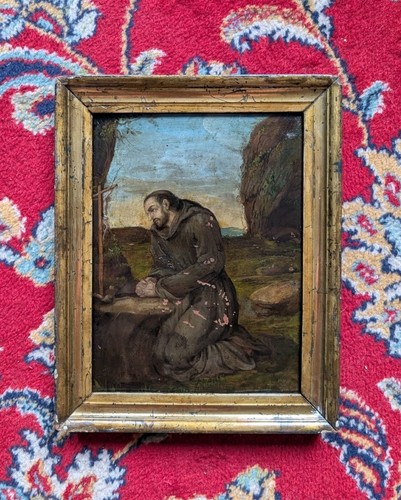 Huile sur cuivre xvii - sur,