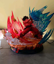Résine Dragon Ball Z Son Goku Kaioken Tsume Comme Neuve Complète HQS 