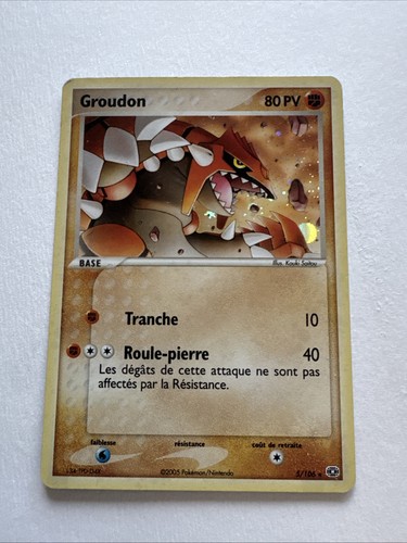 Carte pokémon groudon - ✅carte,