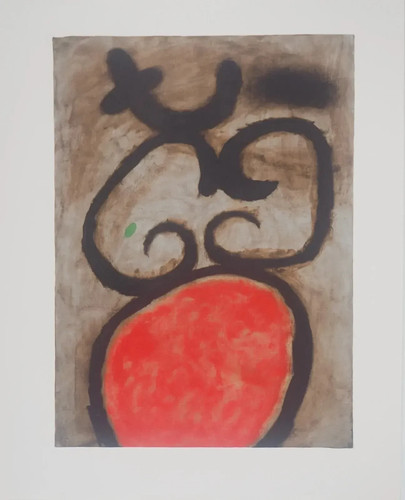 Joan miro femme au tabouret - joan,