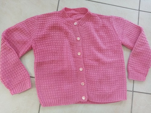 Gilet laine fait main - gilet,