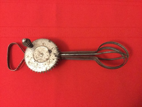 Vintage egg beater mixer - vintage, a&j