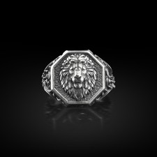 Bague chevalière tête de