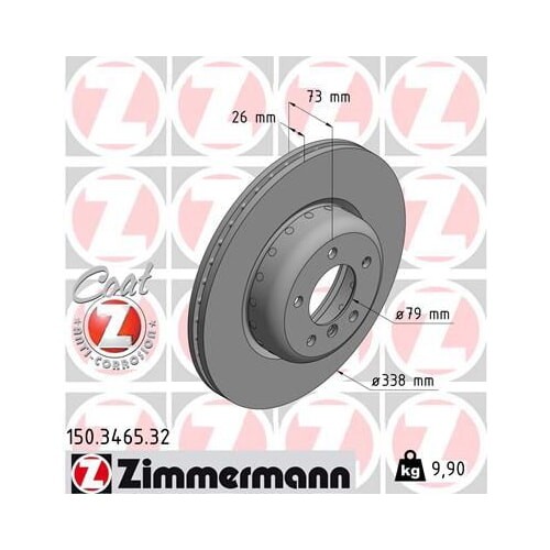 Zimmermann disque frein - 1x,