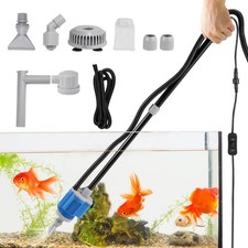6 en 1 Aspirateur Aquarium Electrique, Kit de Nettoyage de Gravier, Réservoir...