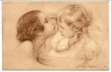 Très belle CPA par Vincent Anglade.non postée.