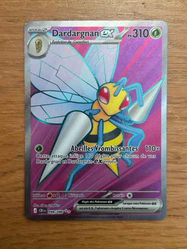 Carte pokémon dardargnan - pokémon,