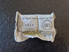 Allemagne Pansement réglementaire 1943 allemand Faden Abstreifen Verbandkasten
