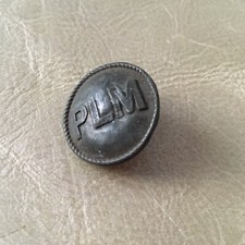 BOUTON Ancien PLM Compagnie de Chemin de Fer French Button