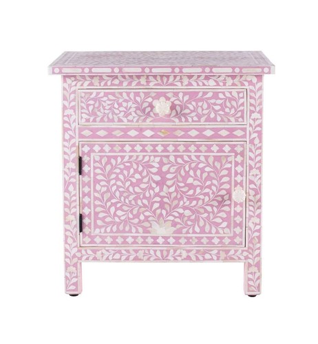 Chevet table nuit rose - table, de
