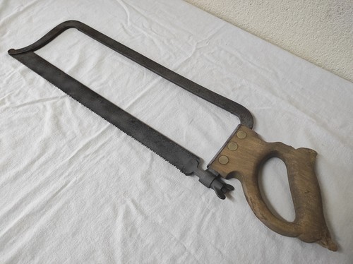 Ancienne scie boucher lame - ancienne, de