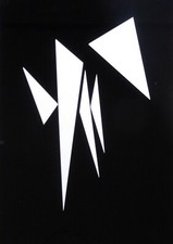 Geneviève Claisse " Rheita " 3D Geometrique Sur Acrylique Noir Main Signée