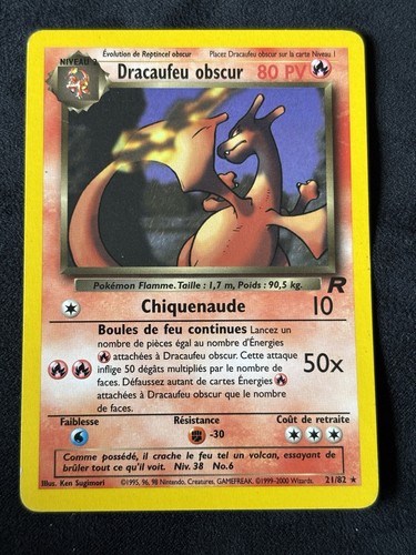 Carte pokémon dracaufeu - pokémon, :