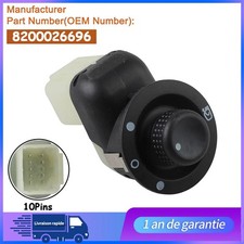 Interrupteur de Réglage de Rétroviseur 8200026696 Pour Renault Scenic II 2004-08