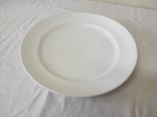 Ancien plat service rond en - de,