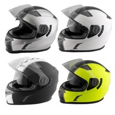 Casque Homologué Integral Moto Scooter Visière Pare Soleil Touring