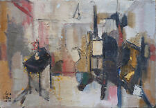 Philippe CARA COSTEA (1925-2006) HsT 38x55cm 1958 École de Paris Jeune Peinture