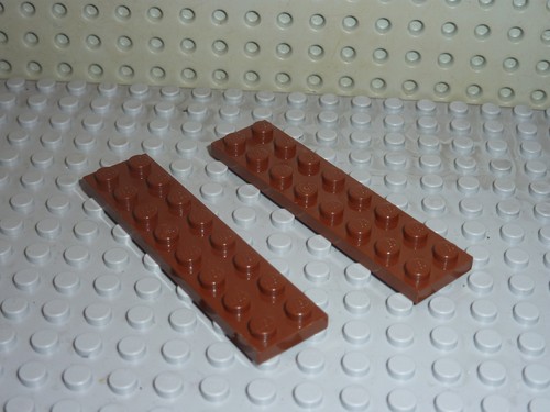 Plaque plate lego oldbrown - plate,