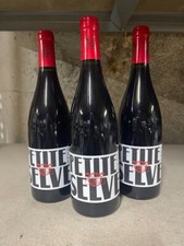lot de 3 bouteilles de vin rouge petite selve ardeche 2020