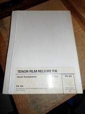 Tenor Film Reliure P.R Haute Transparence 125 microns 210X297