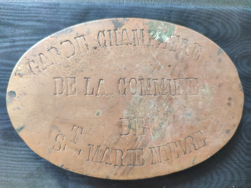 Plaque métier vénerie - plaque,
