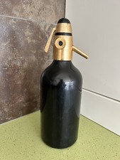 Syphon métal noir bouteille - métal,