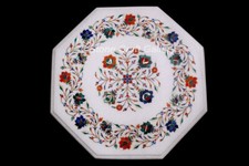 15 " Marbre Blanc Nappe