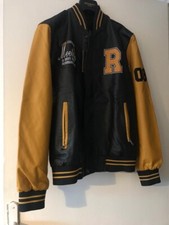 Blouson de biker américain similicuir NEUF