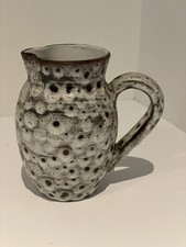 Carafe Pichet ancien Signé Terre cuite peinte Type Vallauris