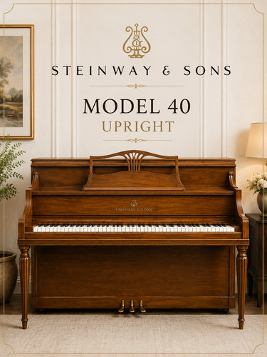 Steinway upright piano - steinway, model