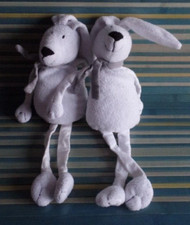 B17G / lot 2 doudou lapin