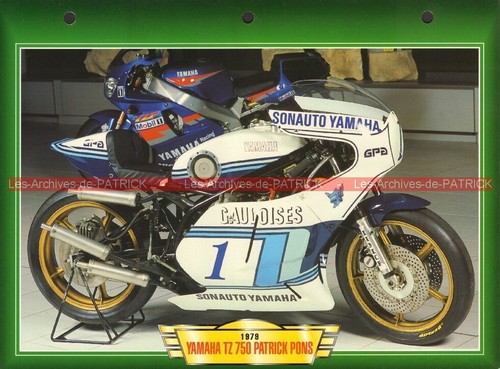 Yamaha 750 sonauto patrick - tz,