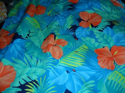 Vintage tissu coton imprimé - vintage, tissu,coton,imprimé
