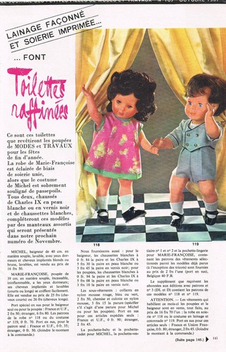 Page poupée françoise - poupÉe,