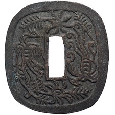 Japon, Province de Dewa, 100 Mon, Tsuba Sen, 1863-1866, Akita, Bronze, SS+