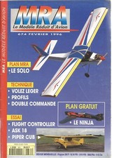 MRA N°674 PLAN : "LE NINJA" / VOLEZ LEGER / PROFILS / DOUBLE COMMANDE / ASK 18