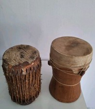 Petit tambour africain Djembé instrument de musique tribal 