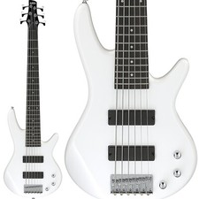 Ibanez GSR186-PW Pearl White 6 cordes basse électrique série Gio neuve